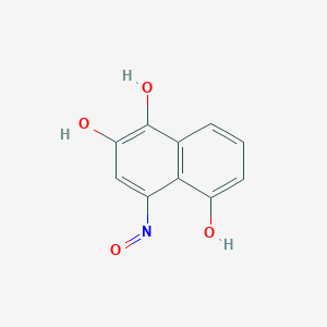 molecular formula C10H7NO4 B11893396 2,5-Dihydroxy-4-(hydroxyimino)naphthalen-1(4H)-one 