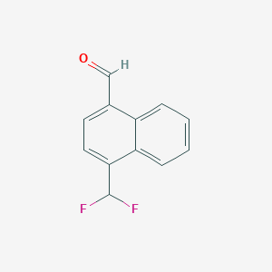 1-(Difluoromethyl)naphthalene-4-carboxaldehyde