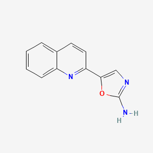 5-(Quinolin-2-yl)oxazol-2-amine