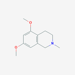 Isoquinoline, 1,2,3,4-tetrahydro-5,7-dimethoxy-2-methyl-