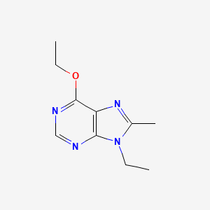 6-ethoxy-9-ethyl-8-methyl-9H-purine