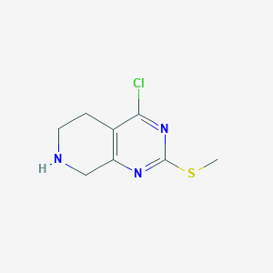 4-Chloro-2-methylsulfanyl-5,6,7,8-tetrahydropyrido[3,4-d]pyrimidine