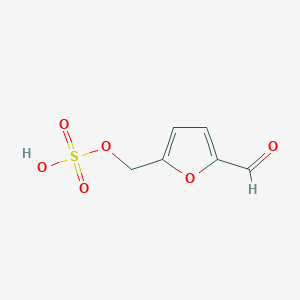 B118937 5-Sulfooxymethylfurfural CAS No. 159091-35-7