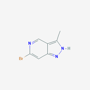 molecular formula C7H6BrN3 B11893713 6-Bromo-3-methyl-1H-pyrazolo[4,3-c]pyridine 