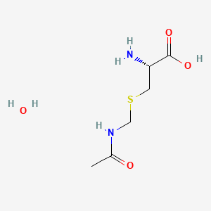 molecular formula C6H14N2O4S B11893726 H-Cys(Acm)-OH.H2O CAS No. 213475-48-0