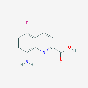 8-Amino-5-fluoroquinoline-2-carboxylic acid