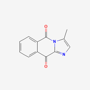 molecular formula C12H8N2O2 B11893782 3-Methylimidazo[1,2-b]isoquinoline-5,10-dione CAS No. 62366-60-3