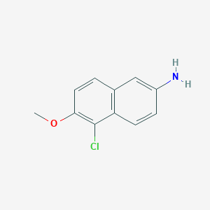 5-Chloro-6-methoxynaphthalen-2-amine