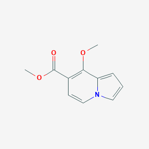 molecular formula C11H11NO3 B11893810 Methyl 8-methoxyindolizine-7-carboxylate 