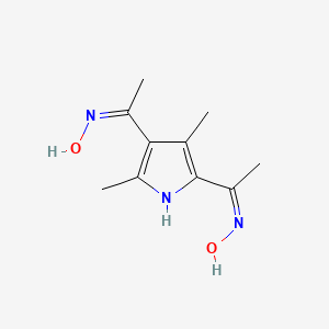 1-[4-(N-hydroxyethanimidoyl)-3,5-dimethyl-1H-pyrrol-2-yl]ethanone oxime