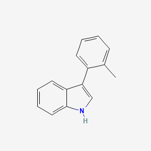 1H-Indole, 3-(2-methylphenyl)-