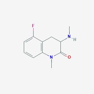 5-fluoro-1-methyl-3-(methylamino)-3,4-dihydroquinolin-2(1H)-one