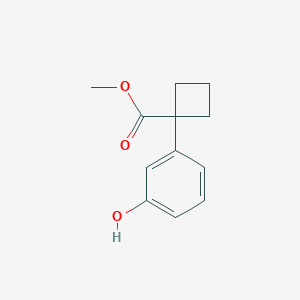 Methyl 1-(3-hydroxyphenyl)cyclobutanecarboxylate