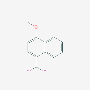 molecular formula C12H10F2O B11894031 1-(Difluoromethyl)-4-methoxynaphthalene 