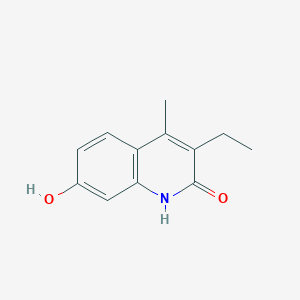 3-ethyl-7-hydroxy-4-methylquinolin-2(1H)-one