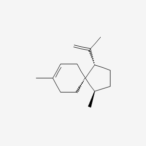 (1R,4S,5R)-1,8-Dimethyl-4-(prop-1-en-2-yl)spiro[4.5]dec-7-ene