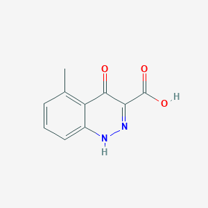 5-Methyl-4-oxo-1,4-dihydrocinnoline-3-carboxylic acid