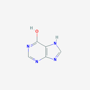 molecular formula C5H4N4O B118942 次黄嘌呤 CAS No. 146445-70-7