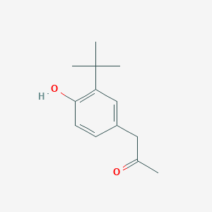 molecular formula C13H18O2 B11894215 1-(3-(tert-Butyl)-4-hydroxyphenyl)propan-2-one 