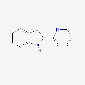 7-Methyl-2-(pyridin-2-yl)indoline