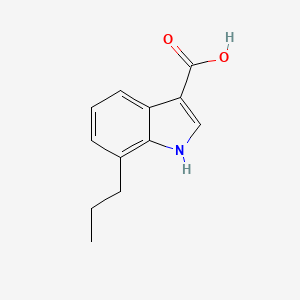 7-Propyl-1H-indole-3-carboxylic acid