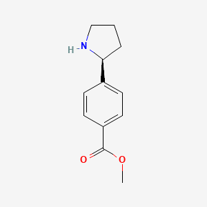 Methyl 4-[(2S)-pyrrolidin-2-YL]benzoate