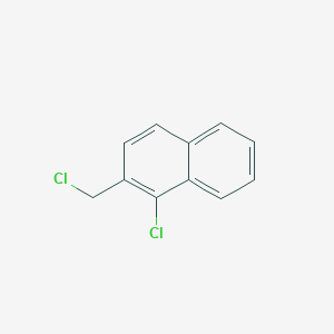 molecular formula C11H8Cl2 B11894301 1-Chloro-2-(chloromethyl)naphthalene CAS No. 67197-78-8