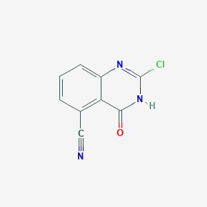 2-Chloro-4-oxo-3,4-dihydroquinazoline-5-carbonitrile