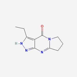 3-Ethyl-7,8-dihydro-1H-pyrazolo[3,4-d]pyrrolo[1,2-a]pyrimidin-4(6H)-one