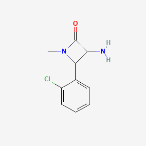 3-Amino-4-(2-chlorophenyl)-1-methylazetidin-2-one