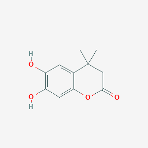 6,7-Dihydroxy-4,4-dimethylchroman-2-one