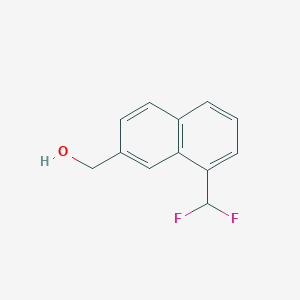 1-(Difluoromethyl)naphthalene-7-methanol