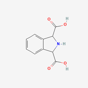 molecular formula C10H9NO4 B11894508 Isoindoline-1,3-dicarboxylic acid 