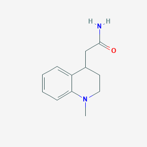 2-(1-Methyl-1,2,3,4-tetrahydroquinolin-4-yl)acetamide