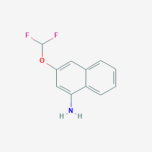 3-(Difluoromethoxy)naphthalen-1-amine