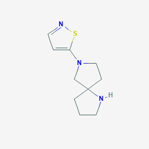 1,7-Diazaspiro[4.4]nonane, 7-(5-isothiazolyl)-