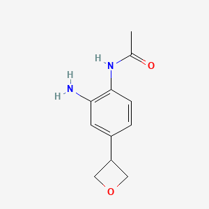 N-(2-Amino-4-(oxetan-3-YL)phenyl)acetamide