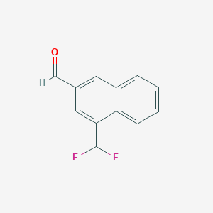 1-(Difluoromethyl)naphthalene-3-carboxaldehyde