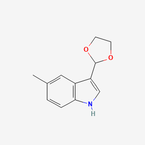 3-(1,3-dioxolan-2-yl)-5-methyl-1H-indole