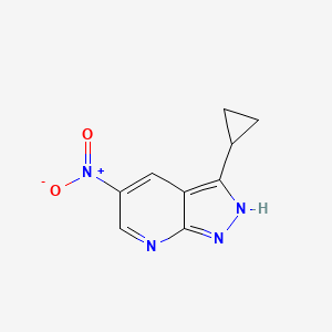 3-Cyclopropyl-5-nitro-1H-pyrazolo[3,4-b]pyridine