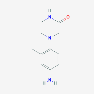 4-(4-Amino-2-methylphenyl)piperazin-2-one