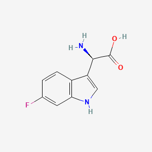 (R)-2-Amino-2-(6-fluoro-1H-indol-3-YL)acetic acid