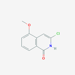 molecular formula C10H8ClNO2 B11894963 3-Chloro-5-methoxy-1,2-dihydroisoquinolin-1-one 