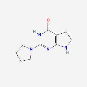 2-(Pyrrolidin-1-yl)-6,7-dihydro-3H-pyrrolo[2,3-d]pyrimidin-4(5H)-one