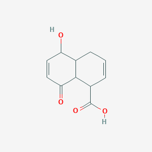 5-Hydroxy-8-oxo-1,4,4a,5,8,8a-hexahydronaphthalene-1-carboxylic acid