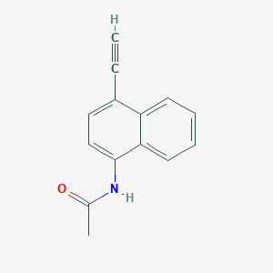 molecular formula C14H11NO B11894979 N-(4-Ethynylnaphthalen-1-yl)acetamide CAS No. 90101-69-2