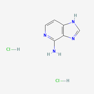 molecular formula C6H8Cl2N4 B11895008 1H-Imidazo[4,5-c]pyridin-4-amine dihydrochloride 