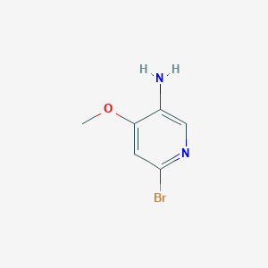 molecular formula C6H7BrN2O B11895030 6-Bromo-4-methoxypyridin-3-amine 