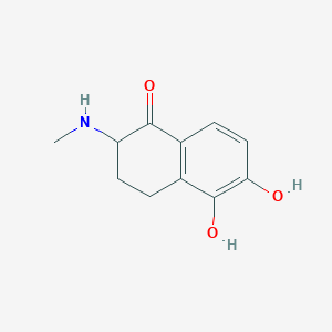 5,6-Dihydroxy-2-(methylamino)-3,4-dihydronaphthalen-1(2H)-one