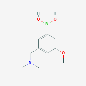 (3-((Dimethylamino)methyl)-5-methoxyphenyl)boronic acid